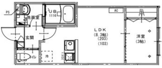 KEIAI RESIDENCE 西所沢Ⅲの間取り