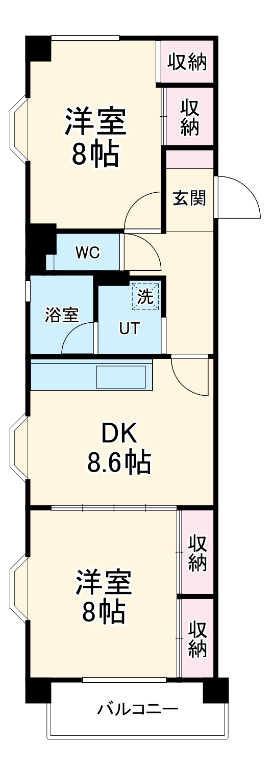 ガーデンコートの間取り