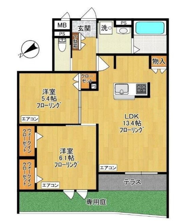 ゲートフロントの間取り