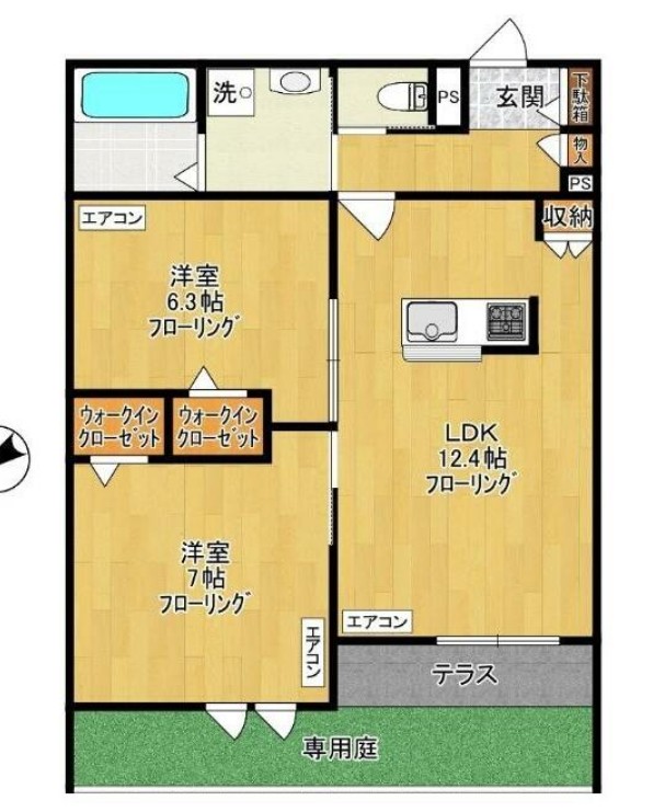 ゲートフロントの間取り