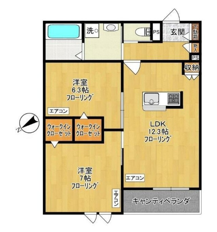 ゲートフロントの間取り