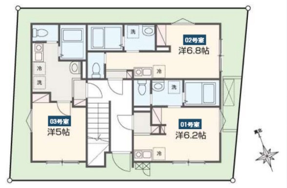 Boneca岩槻の間取り