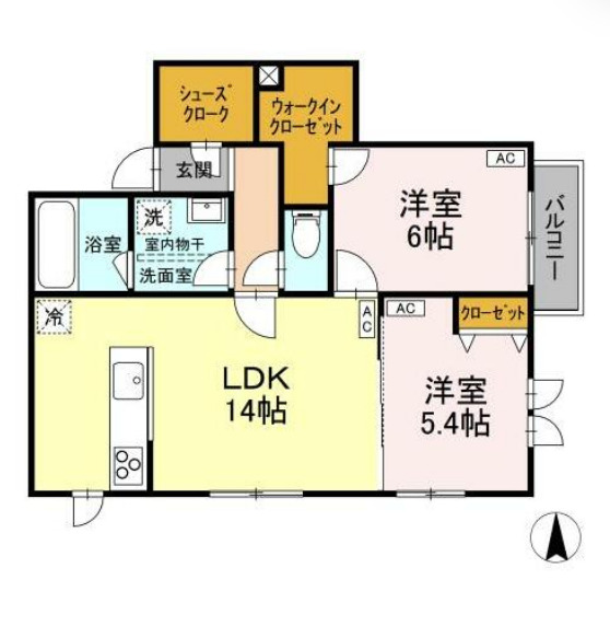 Bloom桜新町の間取り