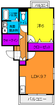 アルメールの間取り