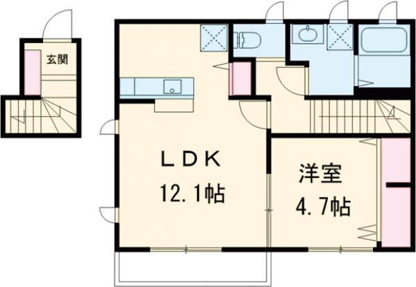 メゾン ド 桜 吉祥寺の間取り