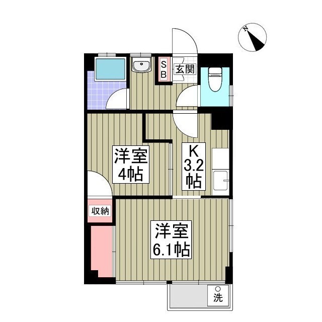 川島ビルの間取り