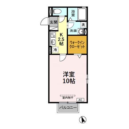 クレールメゾンの間取り