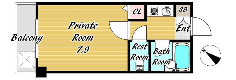 コンフォールきたんまちの間取り