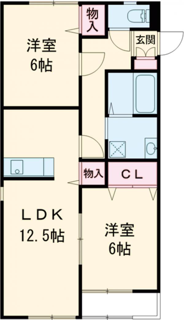 ブランミュールの間取り