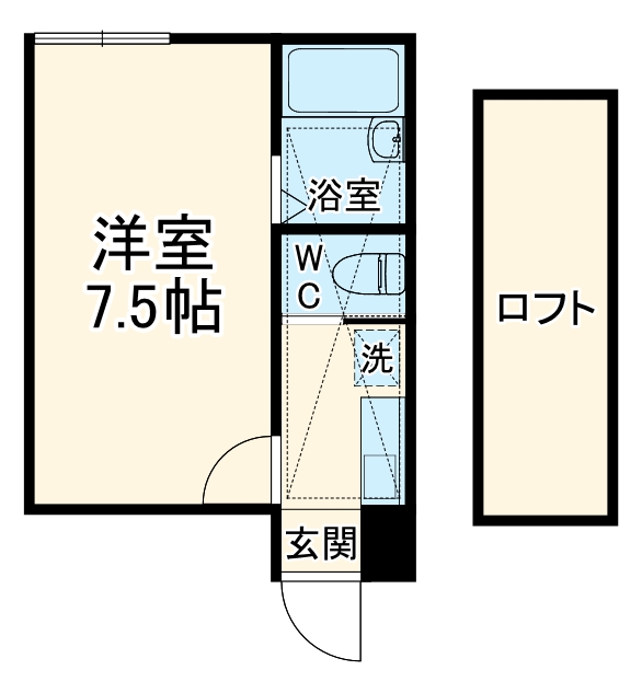 ロッシェル橋本第15-1号棟の間取り