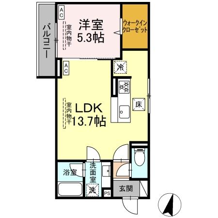 ドムスクレスト湘南台の間取り