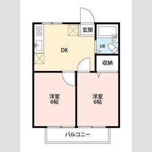 彩輝8Bの間取り