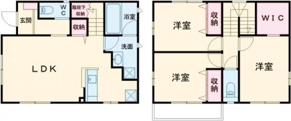 パーチェBの間取り