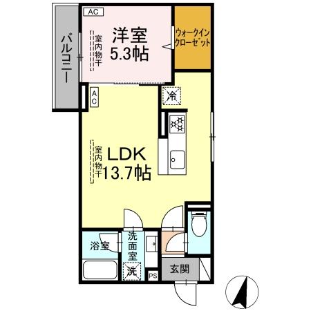 ドムスクレスト湘南台の間取り