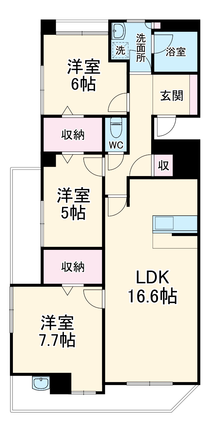 シティライフ前後の間取り