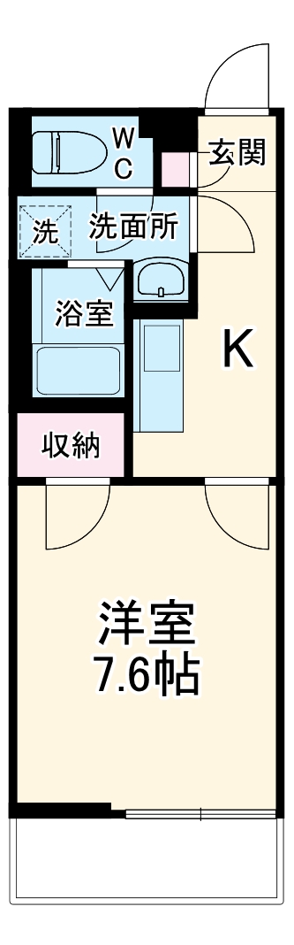 クレイノウィステリアの間取り