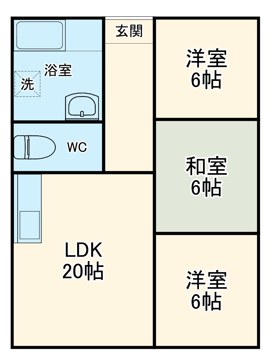 メゾン孝東の間取り