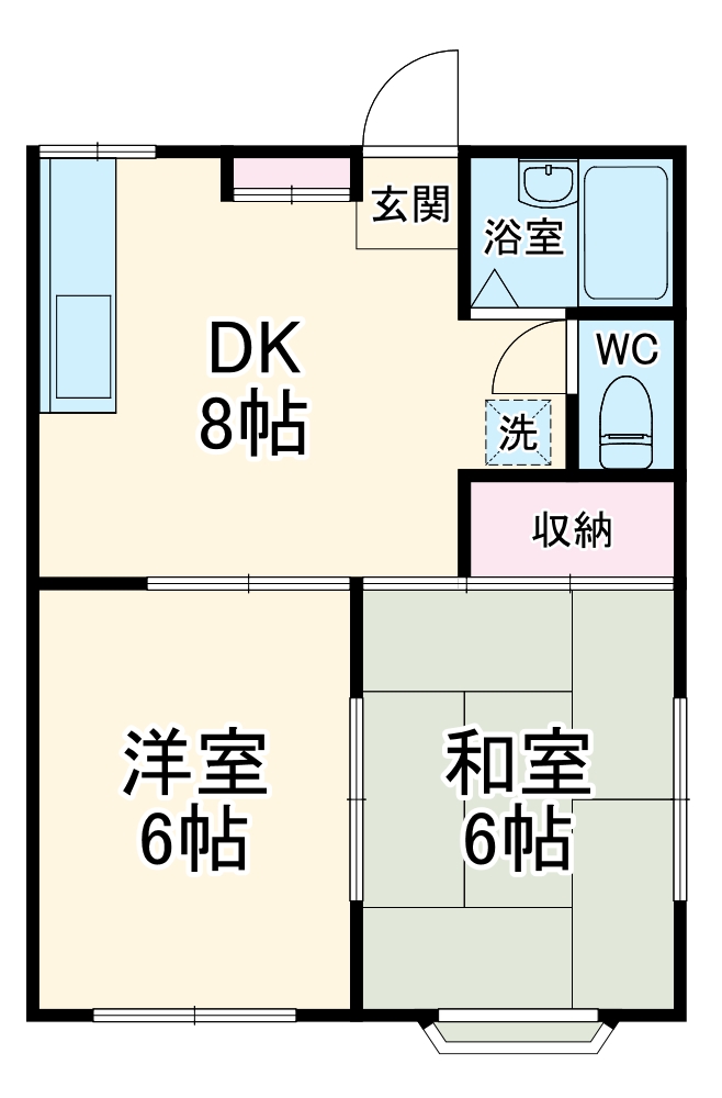 コスモヒルCの間取り