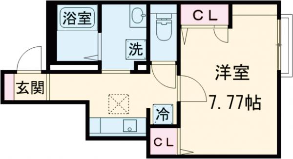 エスタシオン長崎の間取り
