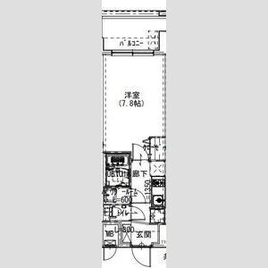 Alivis浪速東SoL TERRACEの間取り