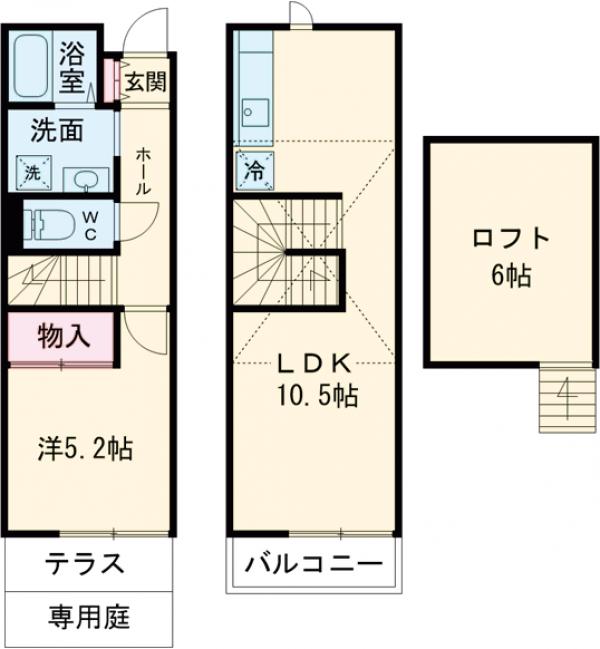 ラ・テラブの間取り