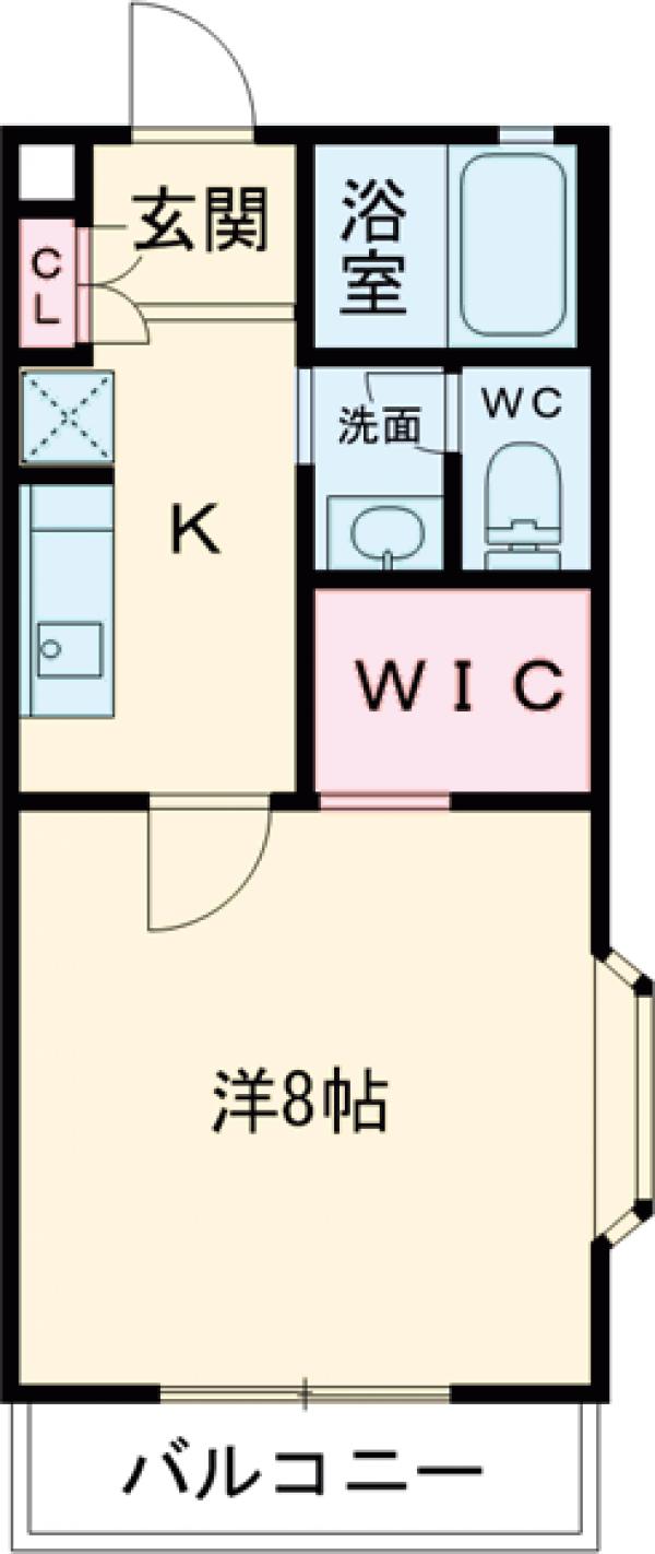 菊野台の完工年月(2003年3月)築の賃貸アパートの間取り
