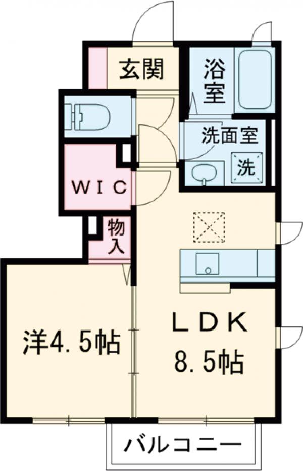 槐(エンジュ)の間取り