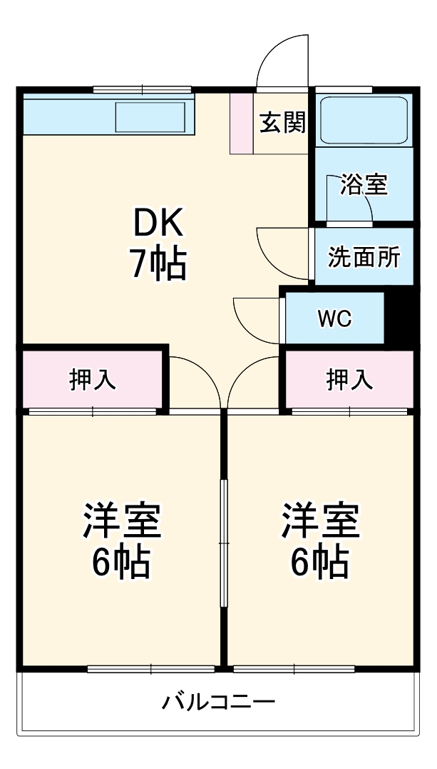 リアライズ岐南Ⅰの間取り