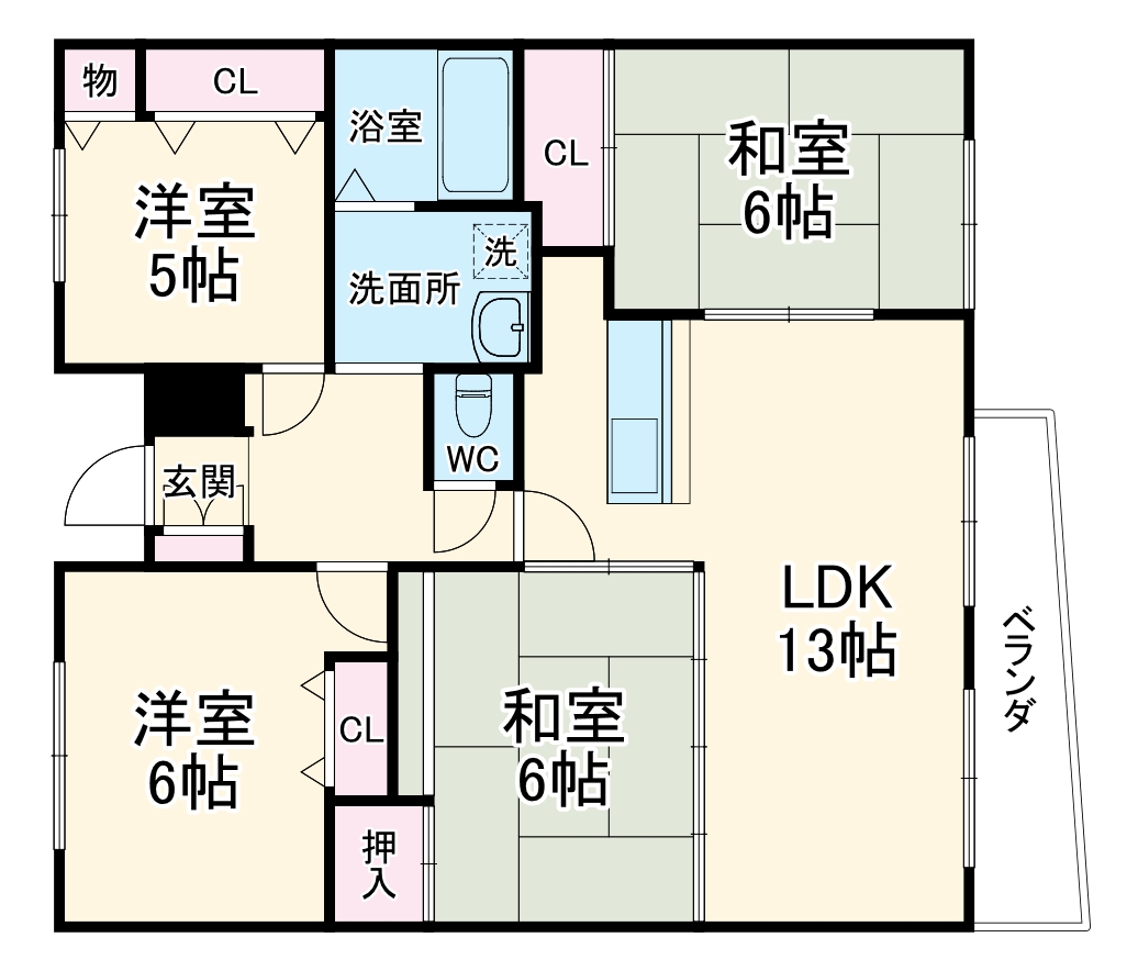 Collection刀根山の間取り