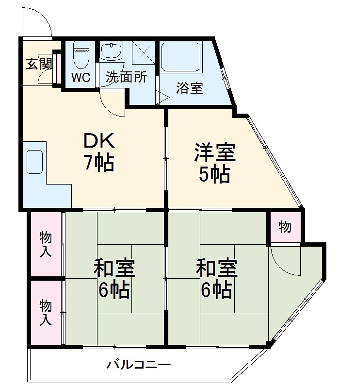 第二・三和ビルの間取り