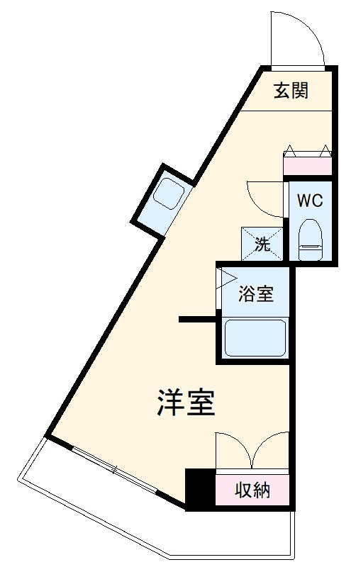 プロスペア横浜西口の間取り