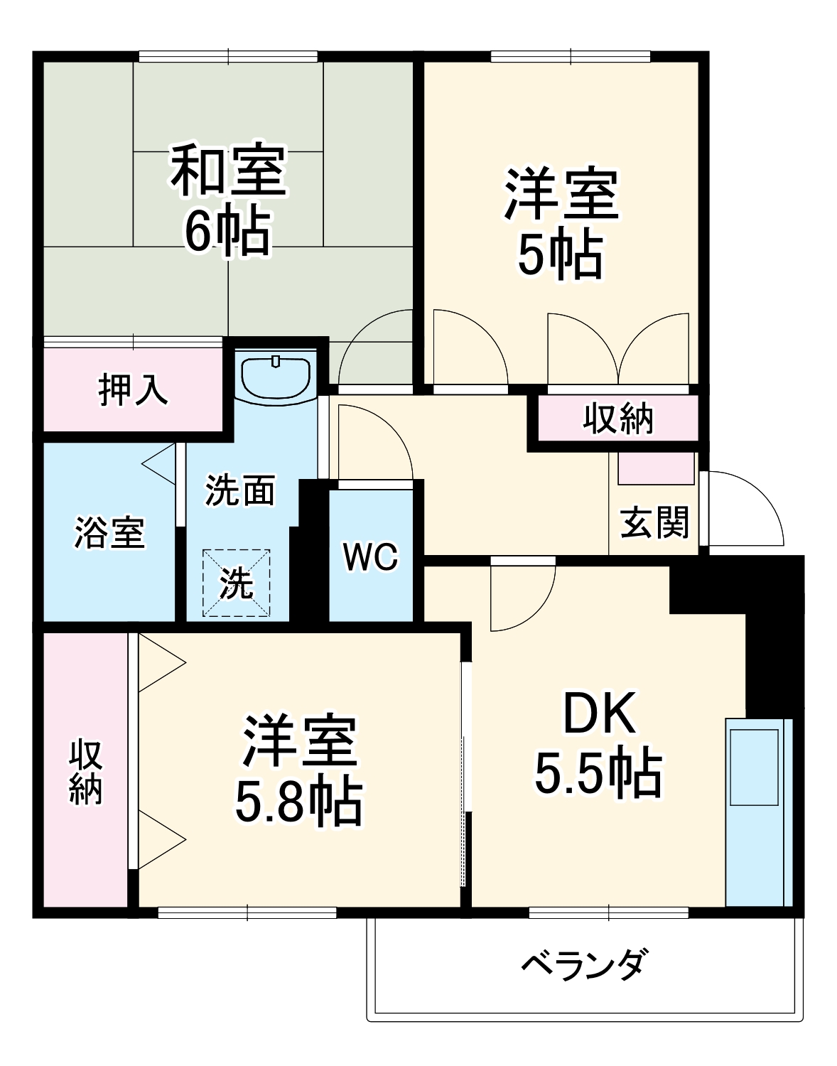 ユートピア正木の間取り