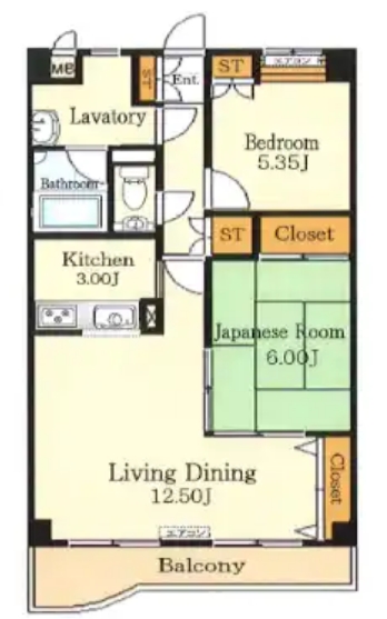 ヌーベルヴィラⅡの間取り