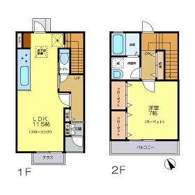 クランベリーの間取り