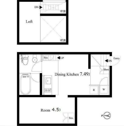 ニューメゾネット白金台の間取り