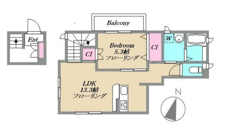 SERENO池尻の間取り