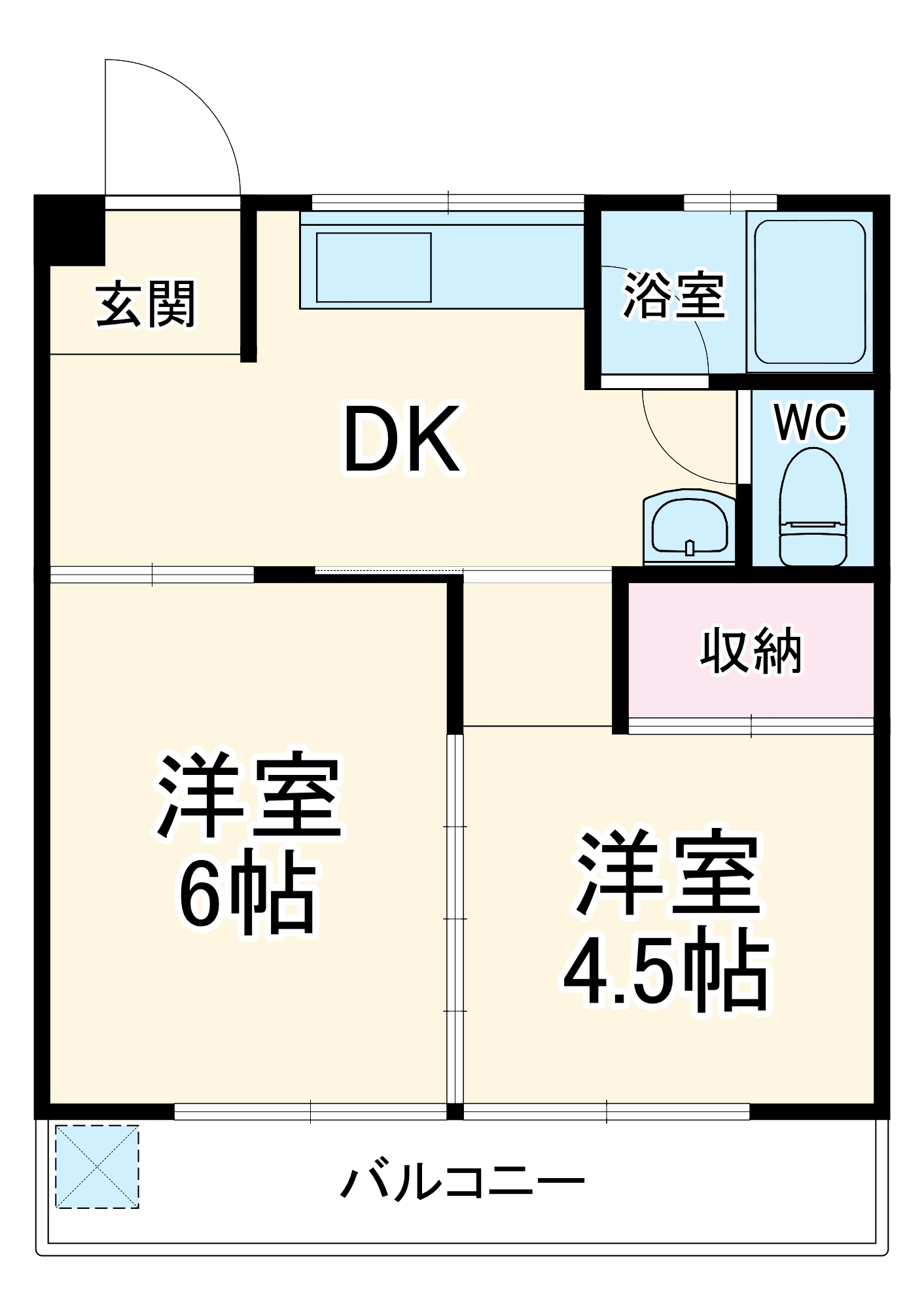 パストラルハイツ岐阜羽島の間取り