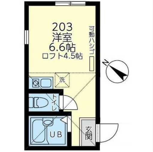 ユナイト東寺尾ペトロポリスの間取り