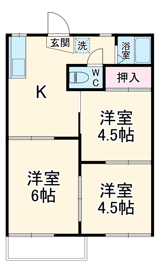 フォーブル橘の間取り