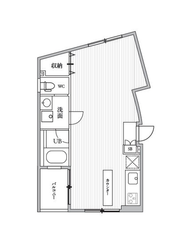 T's Cuore BLISS自由が丘の間取り