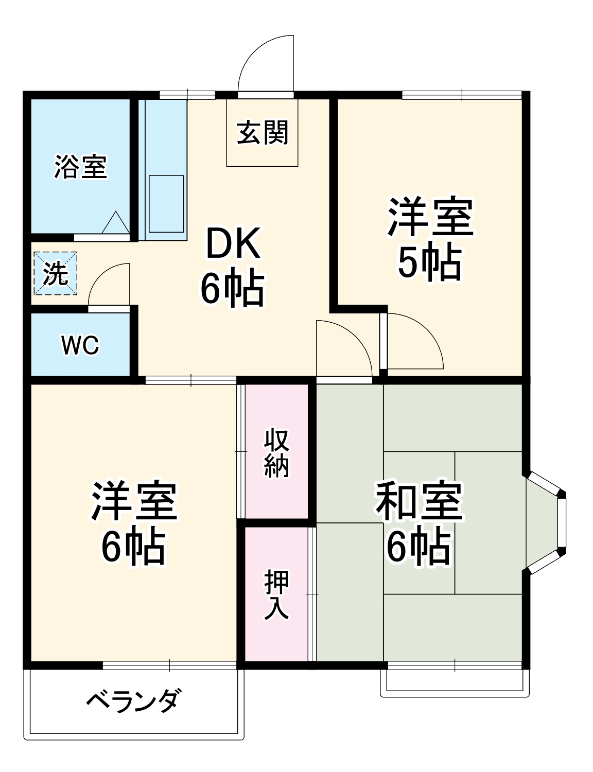 新久松ハイツの間取り
