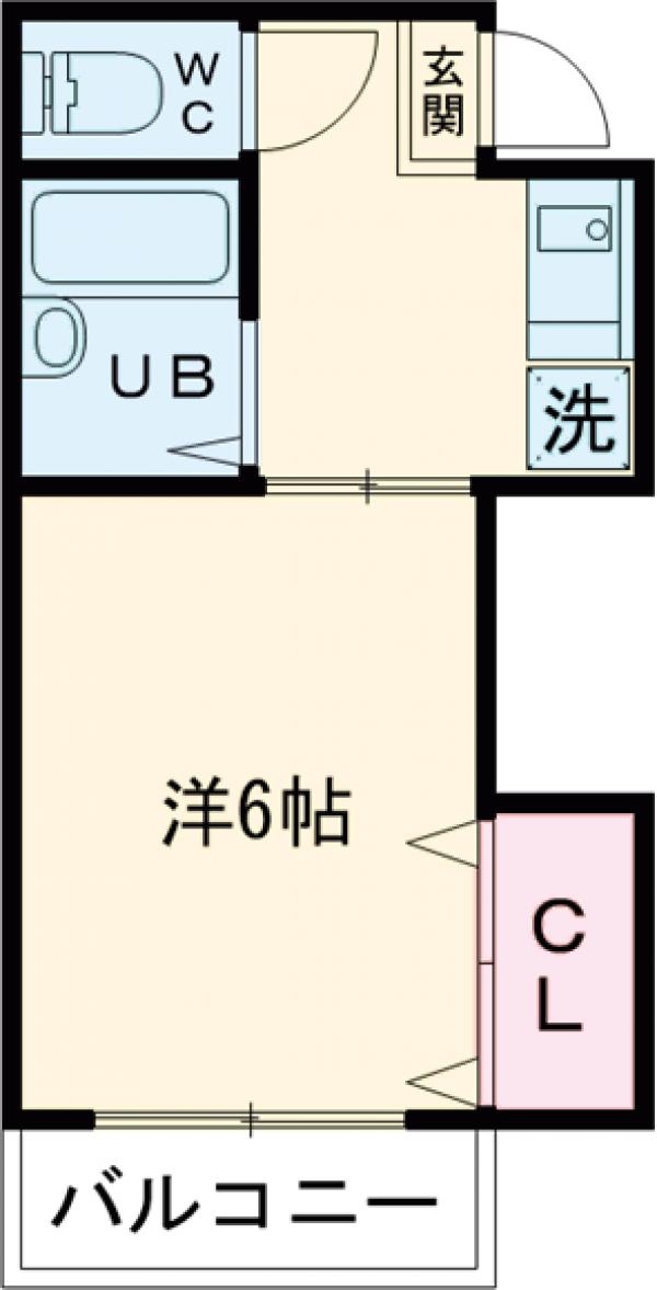 百村の完工年月(1991年9月)築の賃貸アパートの間取り