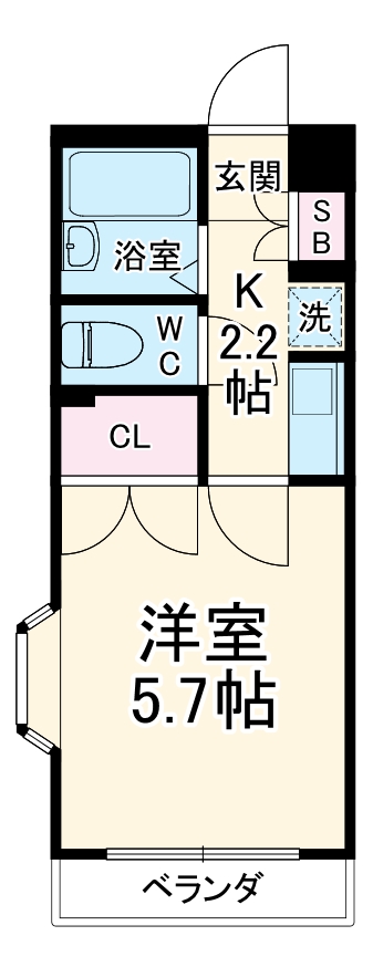ジュネパレス藤沢第一の間取り