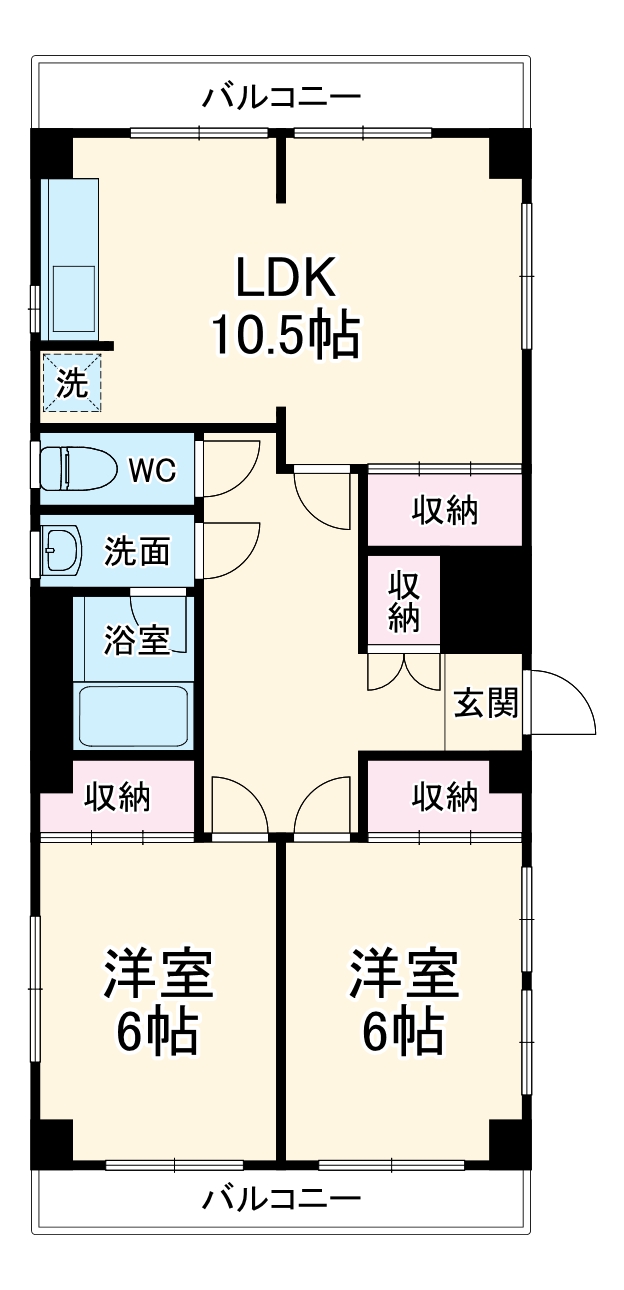 アビール境町の間取り