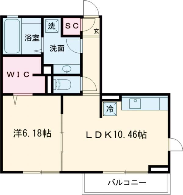 ソレイユの間取り