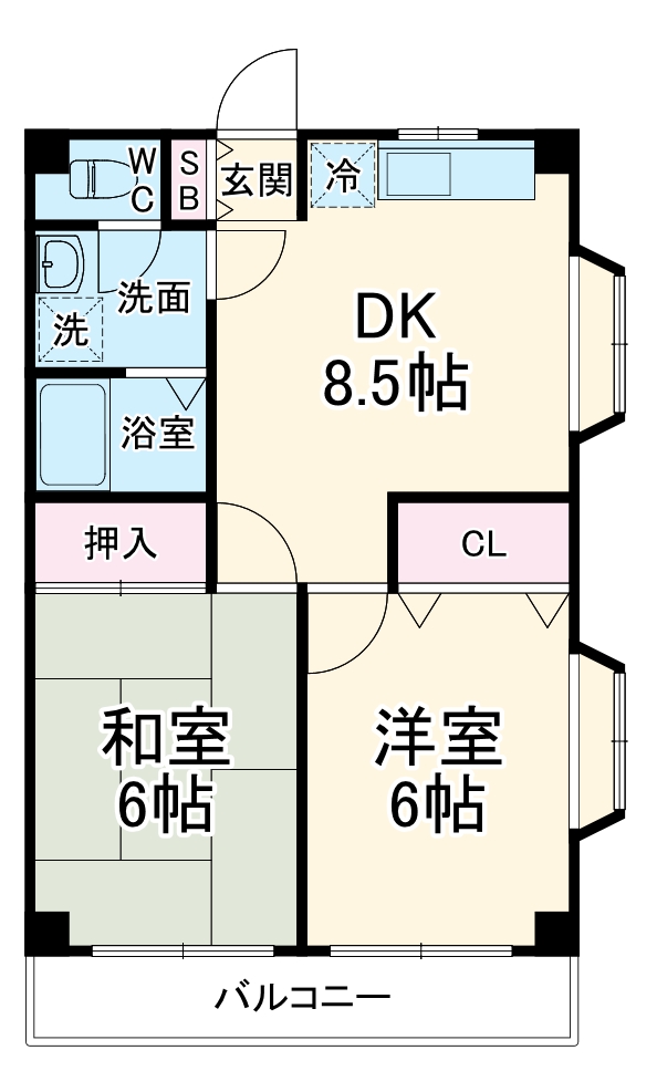 クレストホームズの間取り