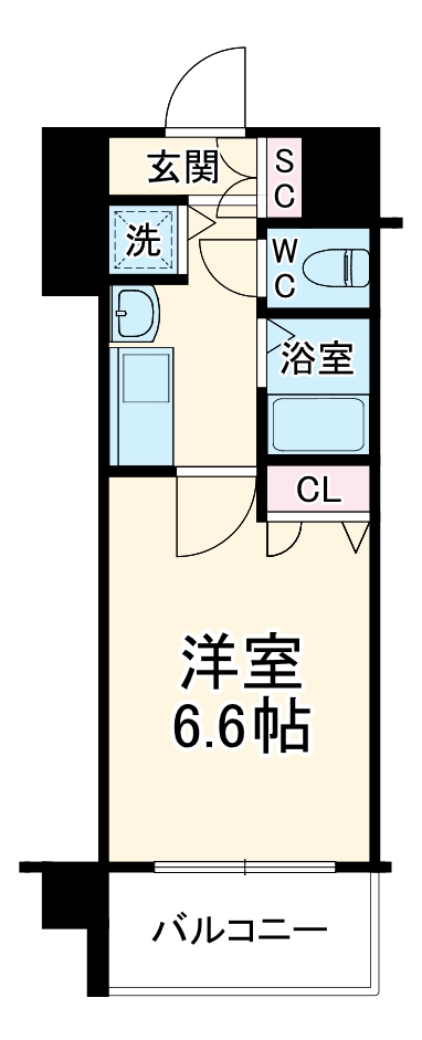 アクロス塚本リヴィエールの間取り