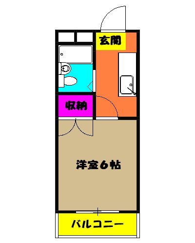 ハイム白樺の間取り