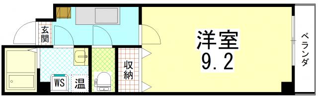 カレッジパル大将軍の間取り