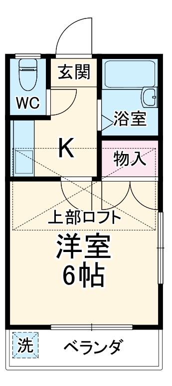 AIパレスⅠの間取り
